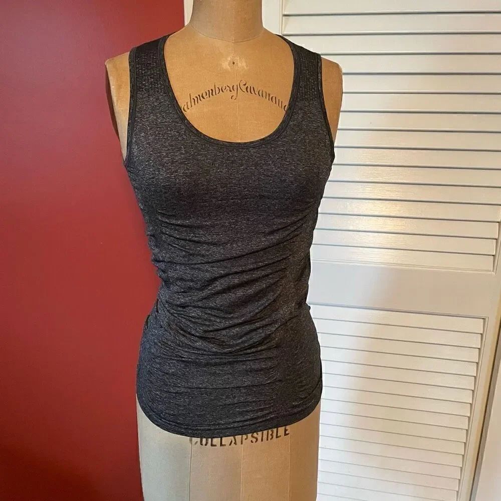 CALIA | dark gray spandex tank XS